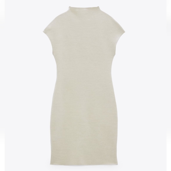 NWOT Zara Stretch Knit Dress - Picture 2 of 3
